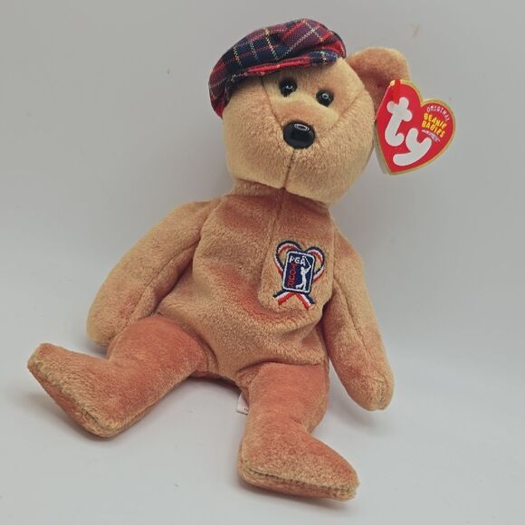 Ty Beanie Baby |  ChariTee PGA Tour Bear - Picture 1 of 5